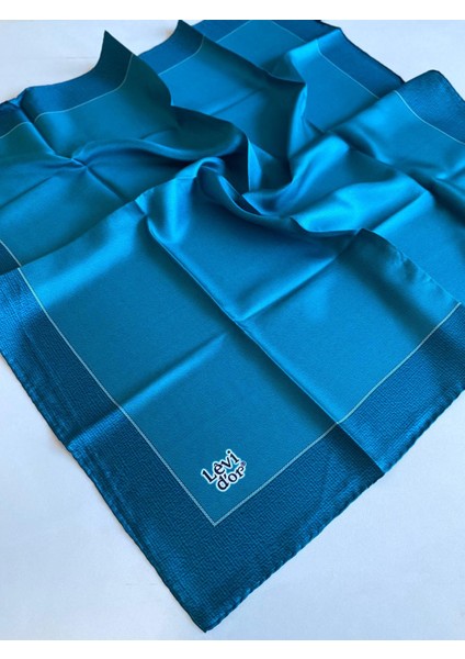 Tivil Ipek Eşarp 39305 Turkuaz Düz Renk