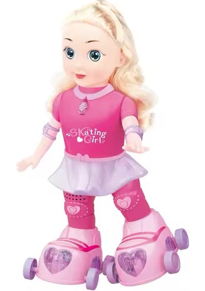 LED Işıklı, Patenli ve Müzikli Oyuncak Bebek Skating Girl fırsatları