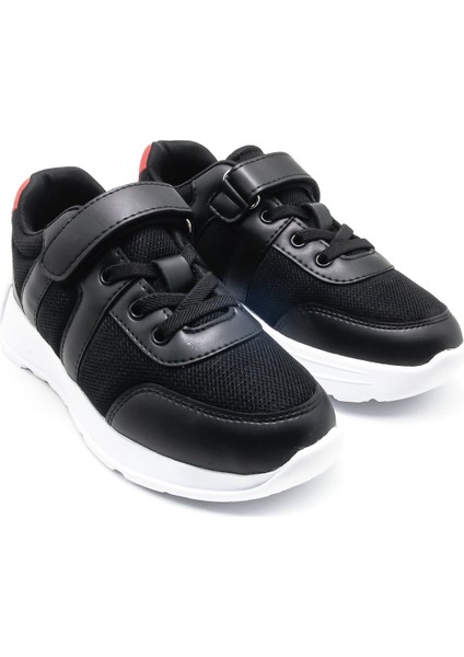 Atoma Mesh Çocuk Sneaker - Siyah - 7001
