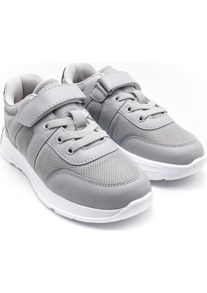 Atoma Mesh Çocuk Sneaker - Gri - 7002
