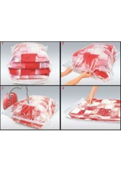 2 Adet Orta Boy 50 cm x 70 cm Vakumlu Poşet Vakumlu Hurç Vakumlu Torba Yorgan Yastık Saklama Hurcu modelleri