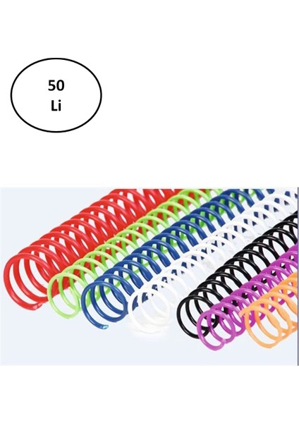 Sarff 4:1 28 mm Helezon Spiral 50 Li Şeffaf Tel
