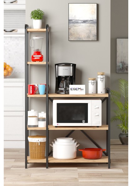 Kahve Köşesi Mutfak Bangosu Çok Amaçlı Dolap Büyük Boy Fırın Dolabı Cay Kahve Airfryer Dolabı fiyatları