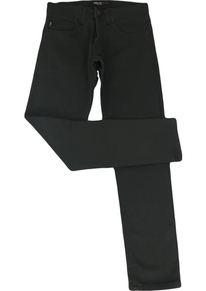 Hacker Fistan Store Erkek Yeşil Normal Bel Normal Kesim Dar Paça Jean Pantolon
