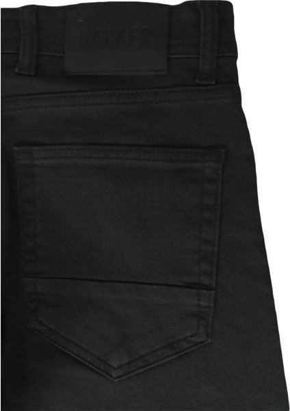 Hacker Fistan Store Erkek Yeşil Normal Bel Normal Kesim Dar Paça Jean Pantolon