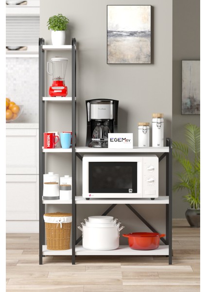Kahve Köşesi Mutfak Bangosu Çok Amaçlı Dolap Büyük Boy Fırın Dolabı Cay Kahve Airfryer Dolabı fiyatları