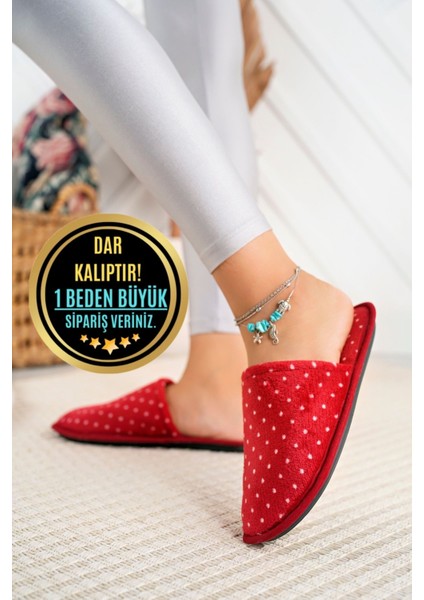 Kadın Kışlık Terlik Peluş Yıkanabilir Günlük Ev Terliği Misafir Çeyiz Bohça Gelin Terliği