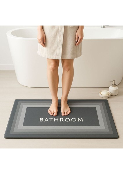 Sihirli Süper Su Emici Kaymaz Tabanlı Uzun Paspas 40*120 cm (4767)