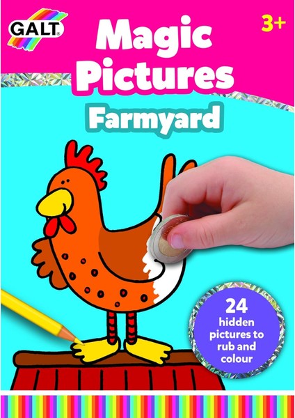 Menashop Magic Pictures Farmyard 3 Yaş+ Aktivite Kitabı (L1404B)