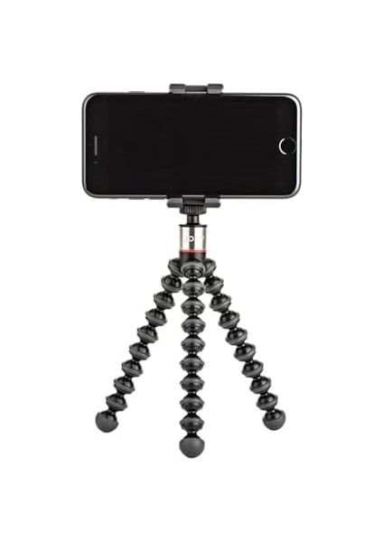 Menashop Metrashop JB01491-0WW Griptight One + Tripod Evrensel Cep Telefonu Tutucu + Gorillapod Esnek Tripod (Akıllı Telefon/iphone Için Uygun), Cep Telefonu Tripodu, Cep Telefonu Için Tripod, Cep Telefonu Tripod Tutucu