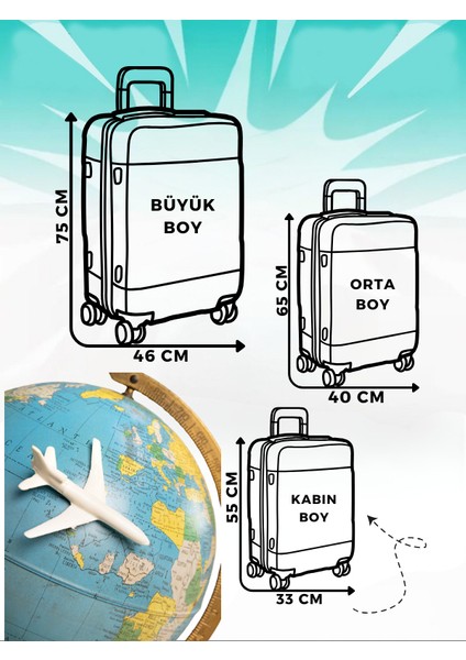 Valiz Kılıfı Bavul Koruyucu