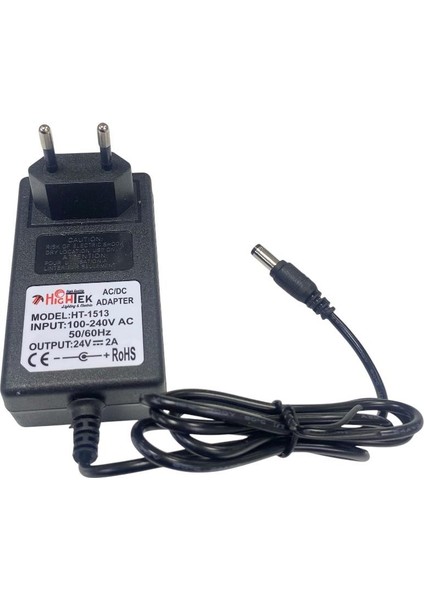 Dc 24VOLT 2AMPER Priz Tipi Adaptör 5.5x2.5mm Jak Fişli