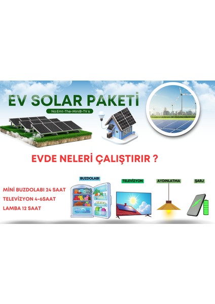 Konteyner Ev Paketi Güneş Enerji Sistemi 2.4kw