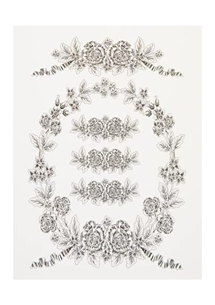 - Dantel Kolay Transfer 23X34 cm Açık Zemin 1765V