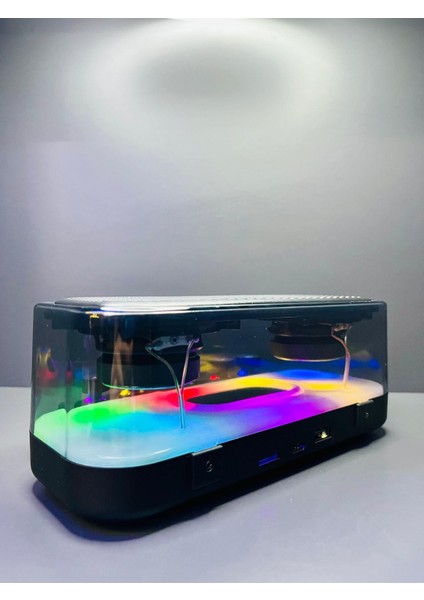 LED Işıklı Radyo Sd Kart Özellikli Bluetooth Hoparlör indirimleri