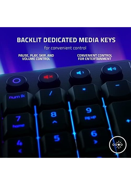 Ornata V3 - Düşük Profilli Oyun Klavyesi (Hibrit Mecha-Membran Anahtarı, Uv Kaplamalı Tuş Başlıkları, Manyetik Yumuşak Dokunuşlu Bilek Desteği, Rgb Chroma) Tr Düzeni | Siyah