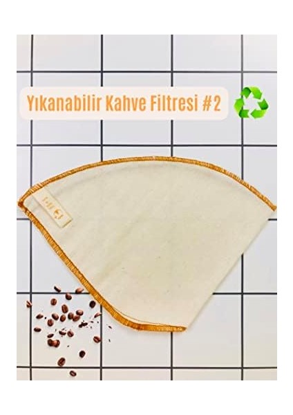 - Yoga And Food Yıkanabilir, Kumaş, Organik Kahve Filtresi (No:2) Ağartılmamış Ham Pamuk - Ekolojik Filtre No:2 fiyatları
