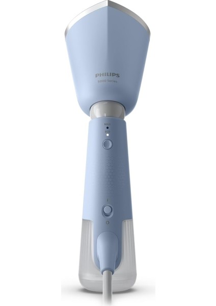 - Philips 5000 Serisi Buharlı Düzleştirici - 35 Saniyede Hazır, Aktif Isıtmalı Taban, Eko ve Maksimum Ayarlar, Hassas Kumaşlara Uygun, Dikey ve Yatay Kullanım, Aksesuarlar Dahil, Gök Mavisi (STH5020/20)