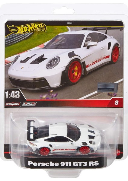 - Wheels 1:43 Premium Arabalar - Porsche Gt3-Rs Çok Renkli