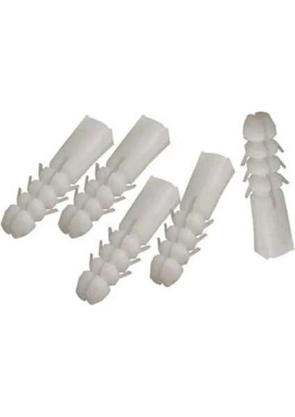 Adet 8mm Standart Dübel Beyaz