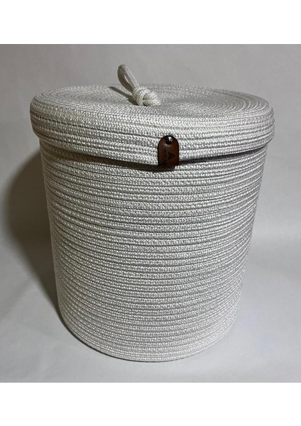 Çok Amaçlı Sepet, Banyo ve Mutfak Organizeri ,saksı 30X30 Kapaklı