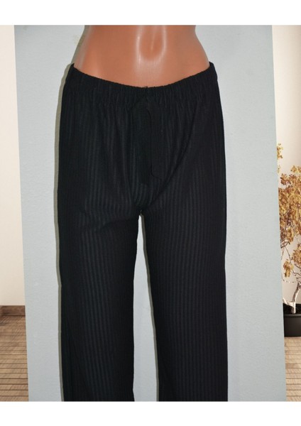 Oversize Kesim Esnek Bel Bürümcük Gawzera Mevsimlik Pantolon modelleri