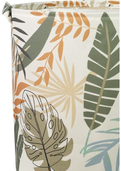 Yaprak Desenli Filesiz Kirli Çamaşır Dolap Içi Çocuk Odası Oyuncak Düzenleyici Saklama Sepeti 37X40 fırsatları