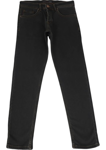 Fistan Store Erkek Normal Bel Rahat Kesim Dar Paça Jean Pantolon