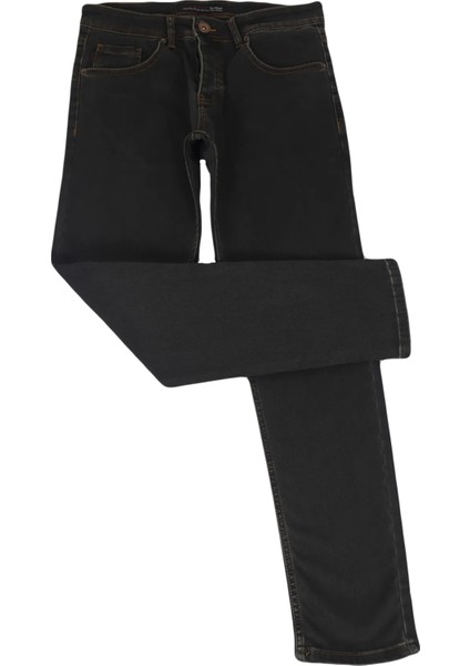 Fistan Store Erkek Normal Bel Rahat Kesim Dar Paça Jean Pantolon