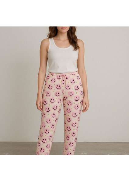 Genç Happy Milan Kumaş Dar Paça Esnek Bel Altlık Pijama modelleri