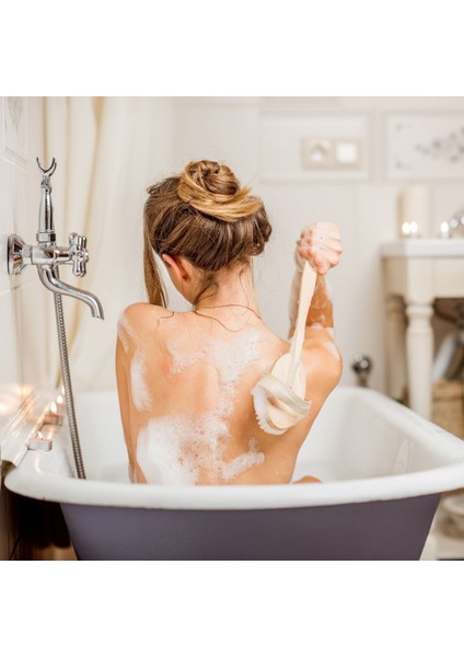 Doğal At Kılı Sapı Çıkabilen Ahşap Banyo Fırçası fiyatları