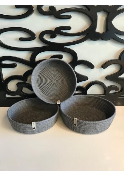 - Gri Hasır Sepet, Mutfak ve Banyo Organizeri, Çok Amaçlı Sepet Takım,havlu Sepeti, modelleri