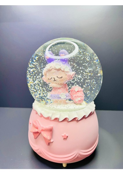 Mega Boy Kar Püskürtmeli Işıklı ve Müzikli Kar Küresi - Hello Kitty My Melody Kuromi