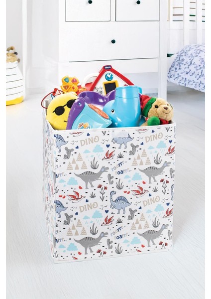 Prenses Büyük Boy Kapaklı Oyuncak Çocuk Odası Kutusu 40X40X45CM