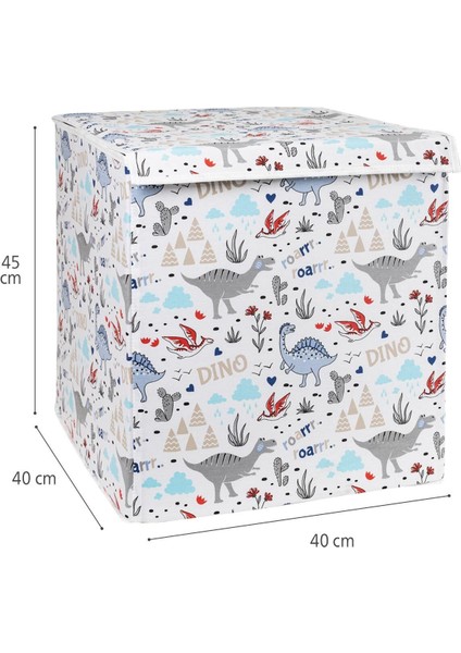 Prenses Büyük Boy Kapaklı Oyuncak Çocuk Odası Kutusu 40X40X45CM modelleri