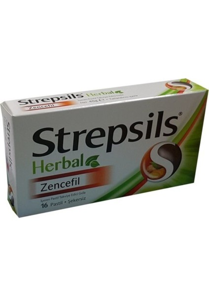 Herbal Zencefil Boğaz Pastili 8690570552690