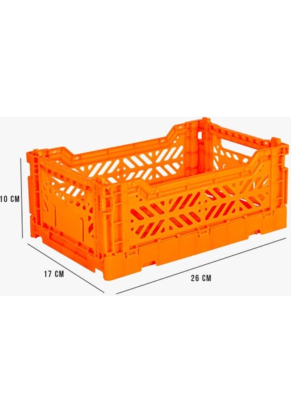 261710 Minibox Neon Orange Katlanabilir Kasa
