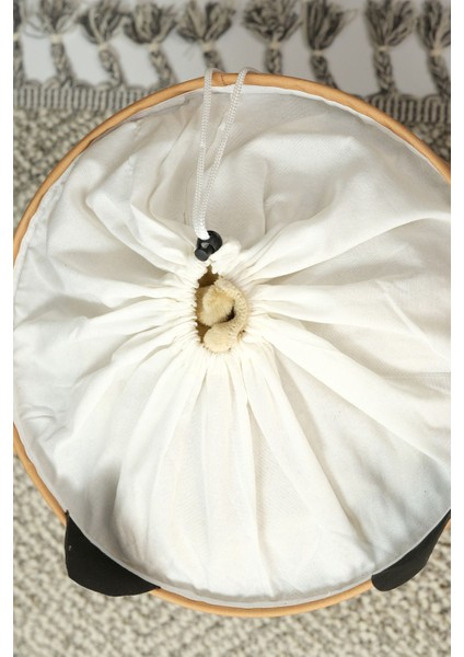 Ayı Tasarımlı Fileli Bebek Çocuk Odası Düzenleyici Saklama Kutusu Oyuncak Kirli Sepeti 37X40 modelleri