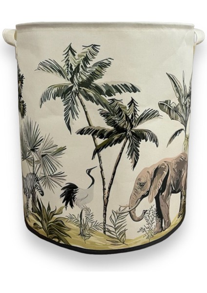 Baskılı Çok Amaçlı Oyuncak Saklama Kutusu Kirli Çamaşır Sepeti Katlanır Düzenleyici Sepet 37X40 fiyatları