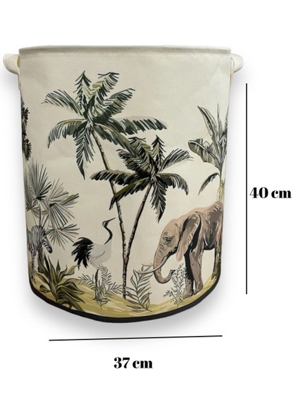 Baskılı Çok Amaçlı Oyuncak Saklama Kutusu Kirli Çamaşır Sepeti Katlanır Düzenleyici Sepet 37X40 modelleri