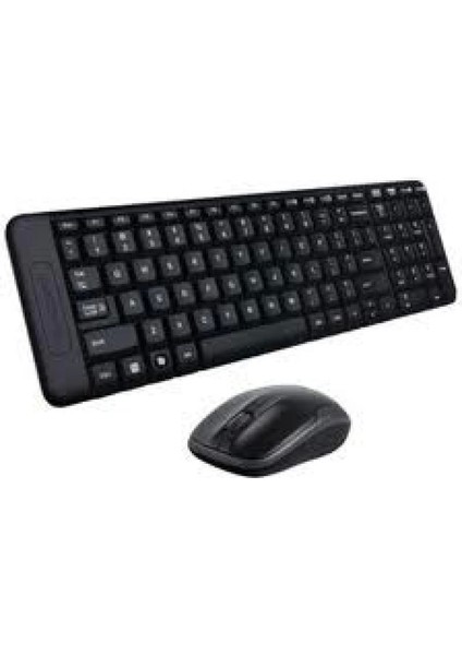 Logıtech MK220 Q Tr Kablosuz Klavye Mouse Set Siyah 920-003163