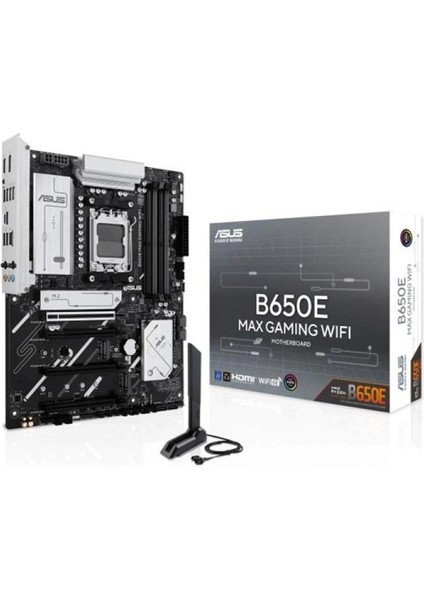 Asus B650E Max Gamıng WIFI6E Ddr5 Hdmı-Dp Type-C Pcıe 5.0 Am5 Atx