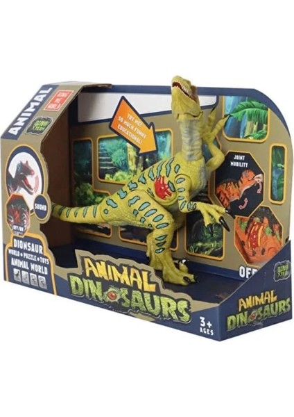 Sesli Dinozor Raptor 22 cm