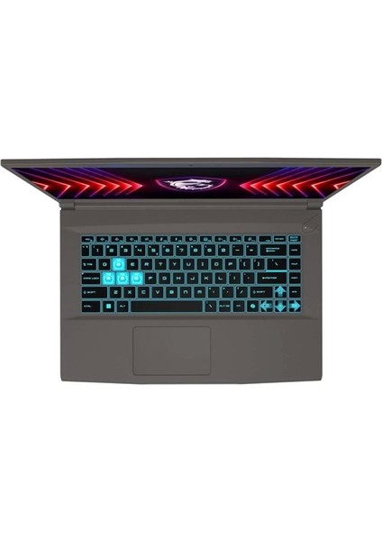 Msı 15.6 Thın 15 B12VE-1892XTR Core I7 12650H 24GB- 512GB M2 Nvme- 6gb RTX4050 Fdos
