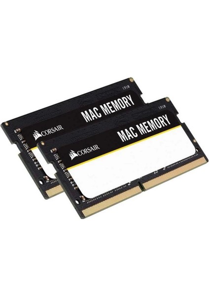 Corsaır 16GB (2x 8gb) Ddr4 2666MHZ CL18 Dual Kıt Mac Uyumlu Notebook Ram CMSA16GX4M2A2666C18