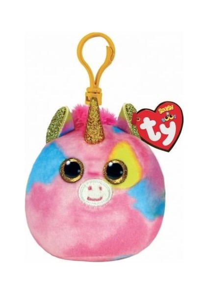 Squishy Beanies Peluş Unicorn Anahtarlık Fantasia
