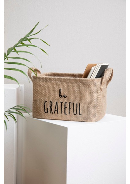 Jüt, Dolap Içi Çamaşır Çocuk Odası Oyuncak Düzenleyici Katlanır Saklama Sepeti Organizer 24X17X14