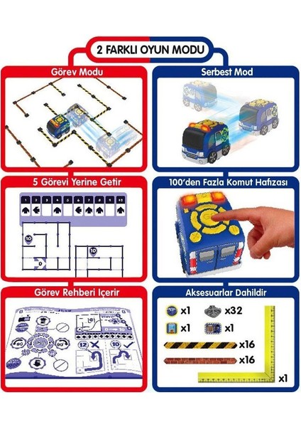SIL/81471 Silverlit Tooko Programlanabilen Polis Aracı Oyun Seti modelleri