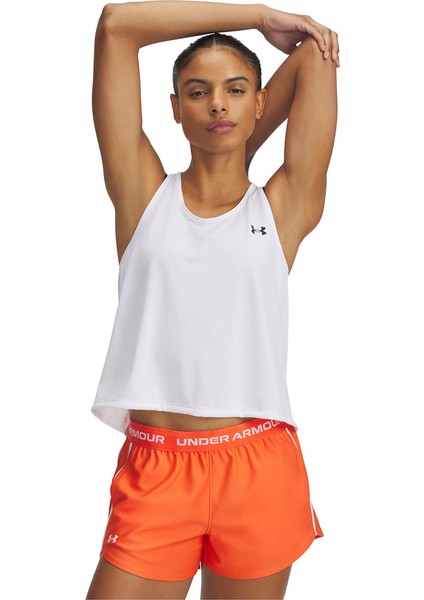 Tech Swing Kadın Beyaz Bisiklet Yaka Atlet