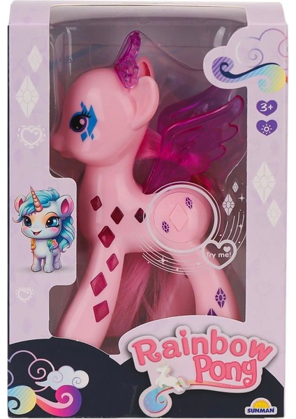 4385 Işıklı Unicorn Figür